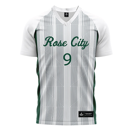 Portland State - NCAA Women's Soccer : Amelia Sitton - White Soccer Jersey-0