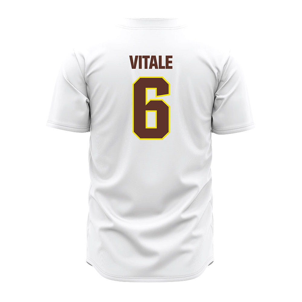 Quincy - NCAA Baseball : Jake Vitale - White Jersey-1