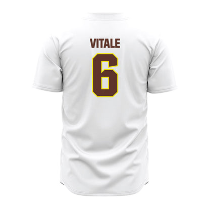 Quincy - NCAA Baseball : Jake Vitale - White Jersey-1