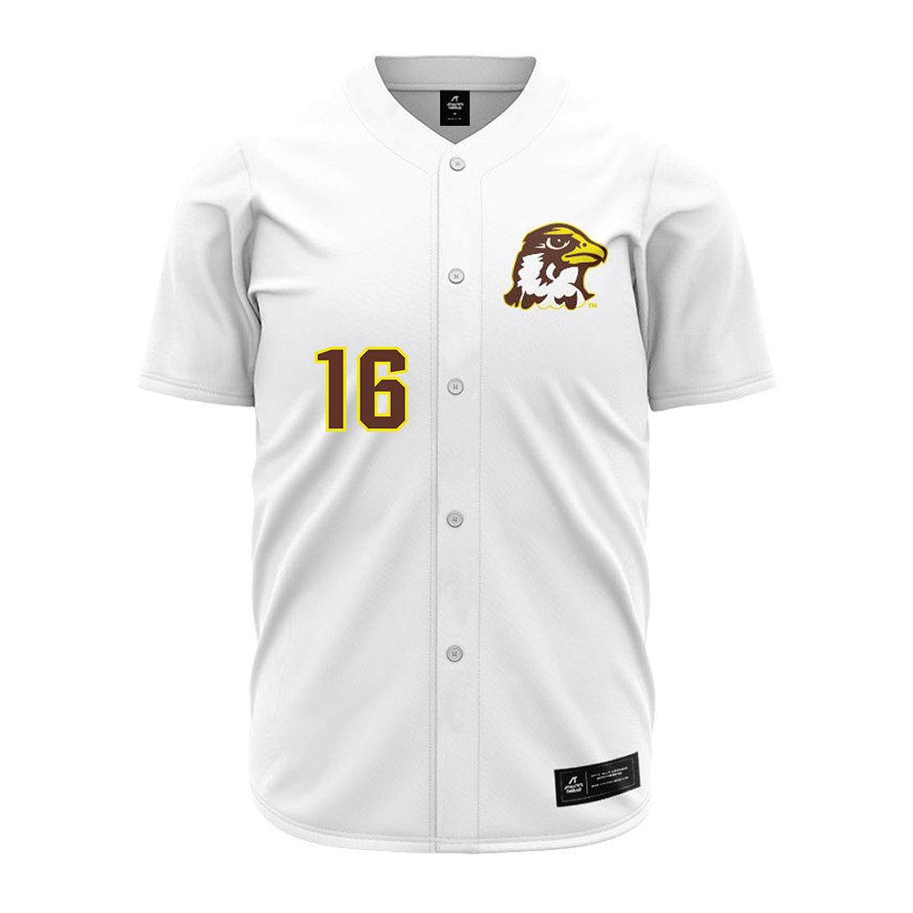 Quincy - NCAA Baseball : Cam Armstrong - White Jersey-0