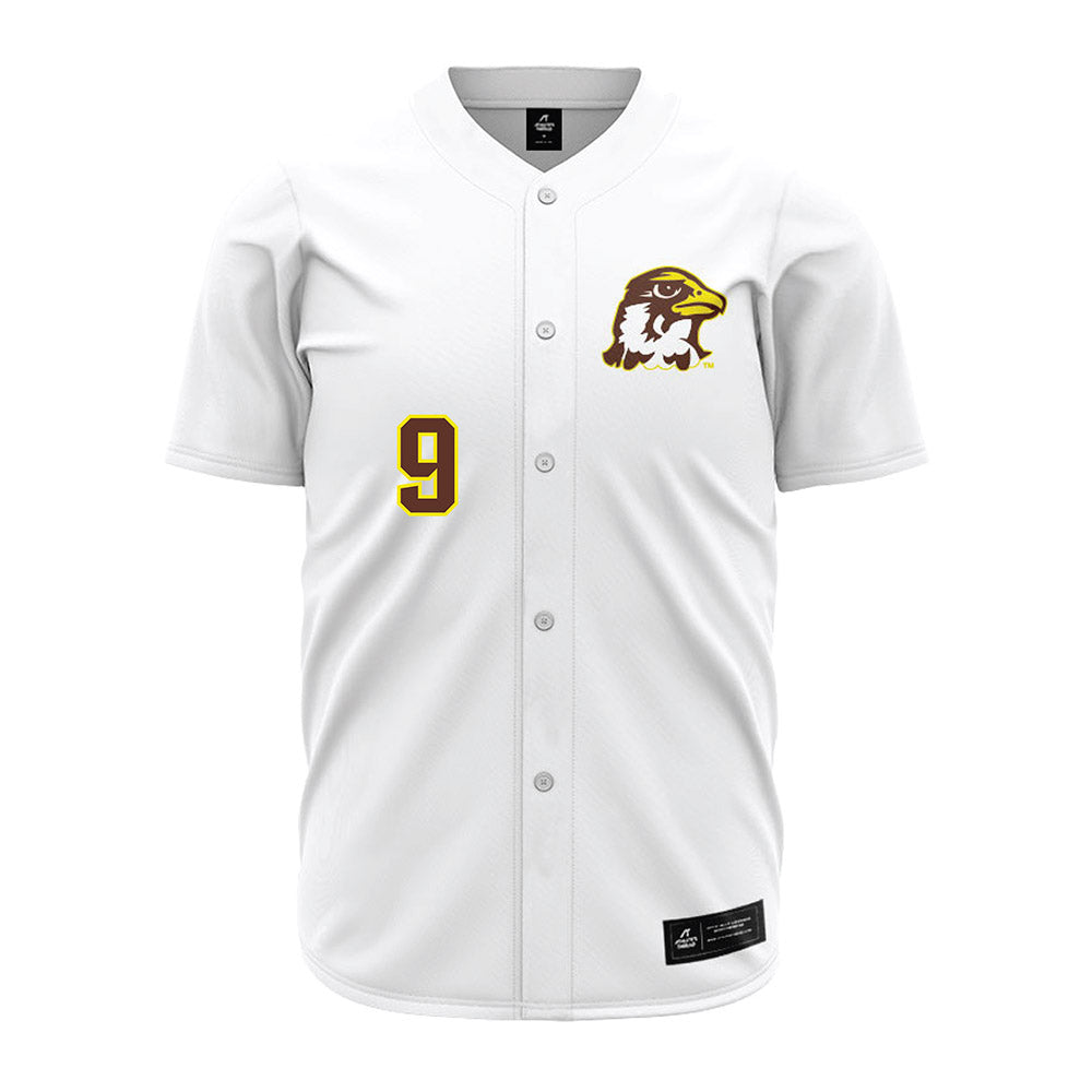 Quincy - NCAA Baseball : Payton Mansfield - White Jersey-0