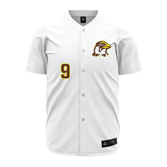Quincy - NCAA Baseball : Payton Mansfield - White Jersey-0
