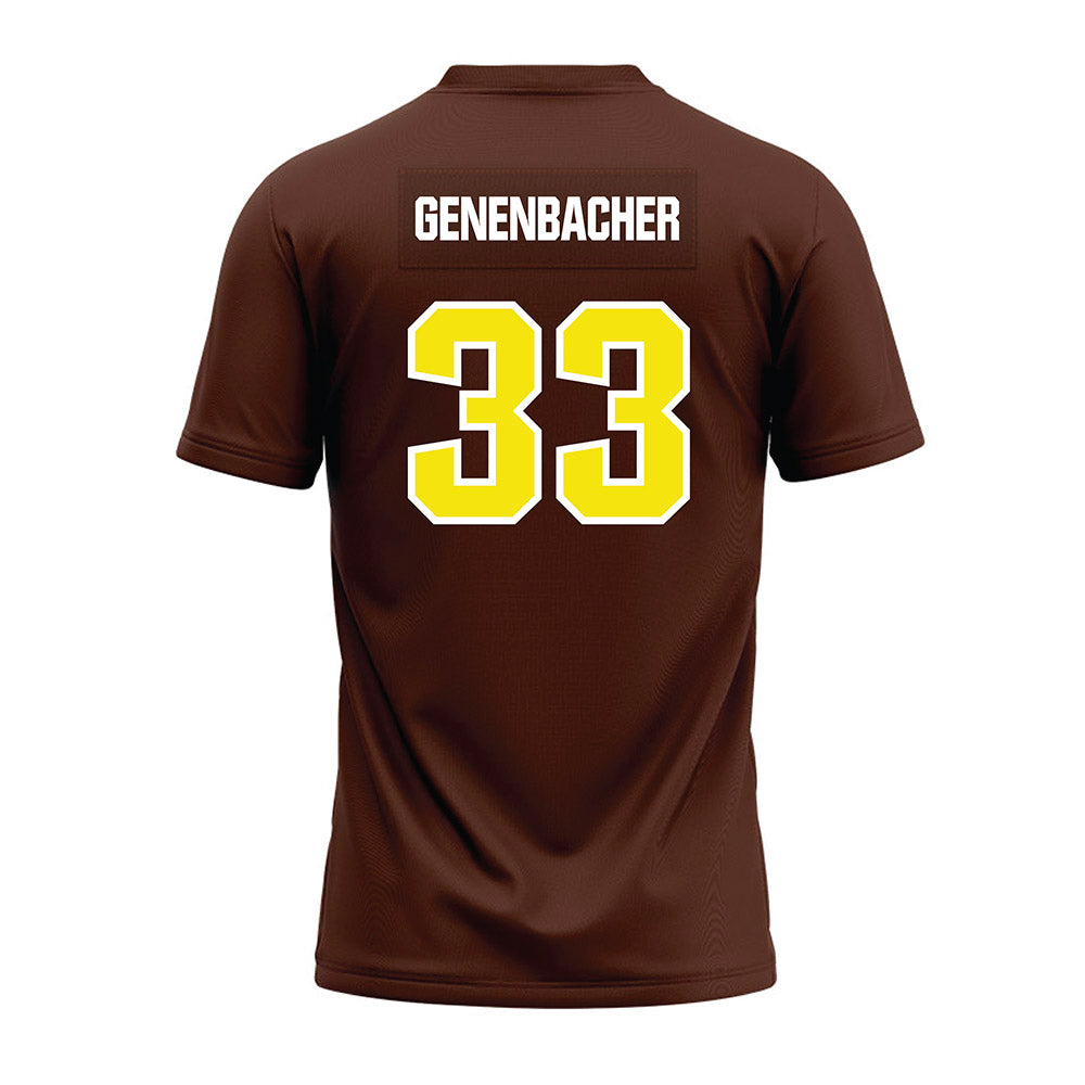 Quincy - NCAA Football : Elijah Genenbacher - Premium Football Jersey-1