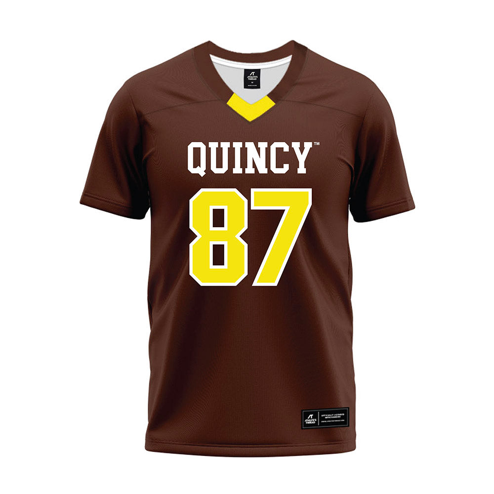 Quincy - NCAA Football : Zach Mally - Premium Football Jersey-0