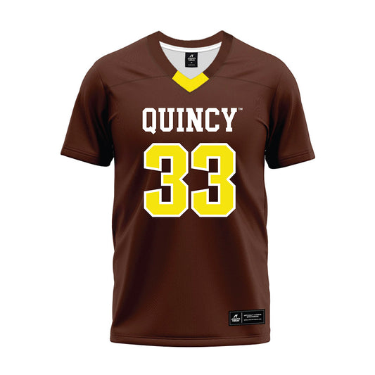 Quincy - NCAA Football : Elijah Genenbacher - Premium Football Jersey-0