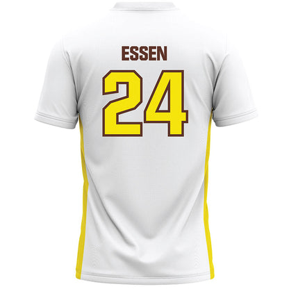 Quincy - NCAA Men's Lacrosse : Jameson Essen - White Lacrosse Jersey -1