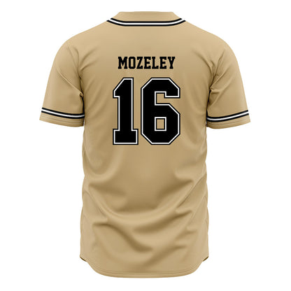 UNC Pembroke - NCAA Baseball : Mason Mozeley - Gold Jersey-1