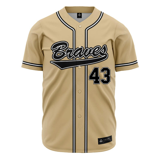UNC Pembroke - NCAA Baseball : Ashton Donathan - Gold Jersey-0