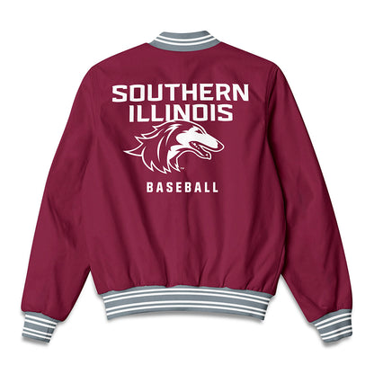 SIU Carbondale - NCAA Baseball : Nolan Hand - Bomber Jacket-1