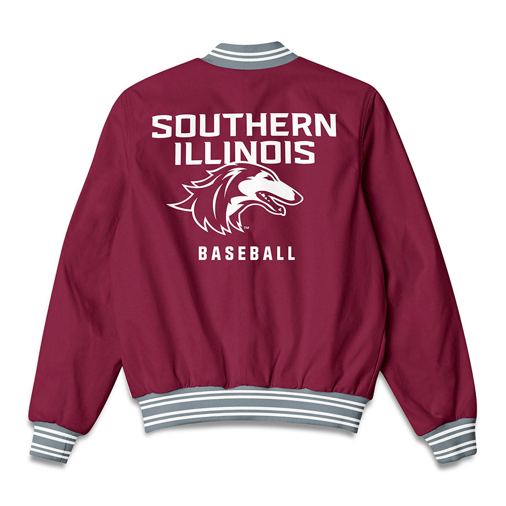 SIU Carbondale - NCAA Baseball : Jaden Flores - Bomber Jacket-1