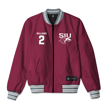 SIU Carbondale - NCAA Softball : Emily Williams - Bomber Jacket-0