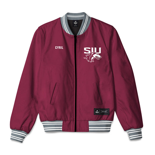 SIU Carbondale - NCAA Women's Track & Field : Raelyn Cyril - Bomber Jacket-0