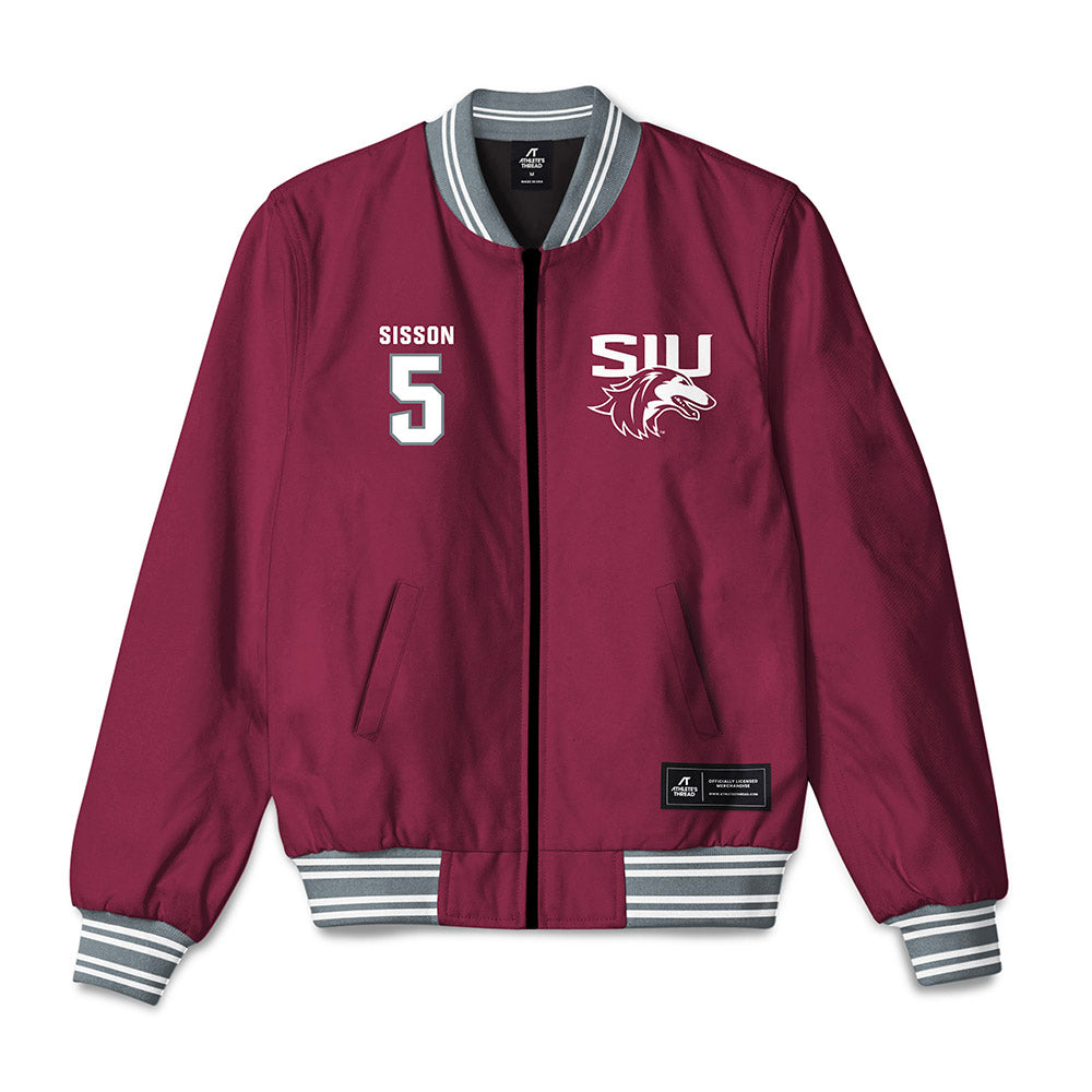 SIU Carbondale - NCAA Football : Blayne Sisson - Bomber Jacket-0