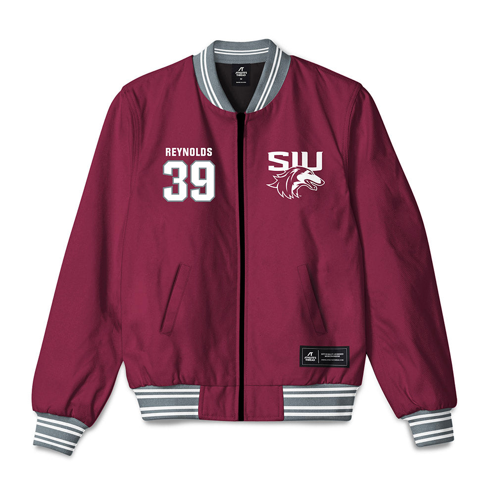 SIU Carbondale - NCAA Football : Chase Reynolds - Bomber Jacket-0