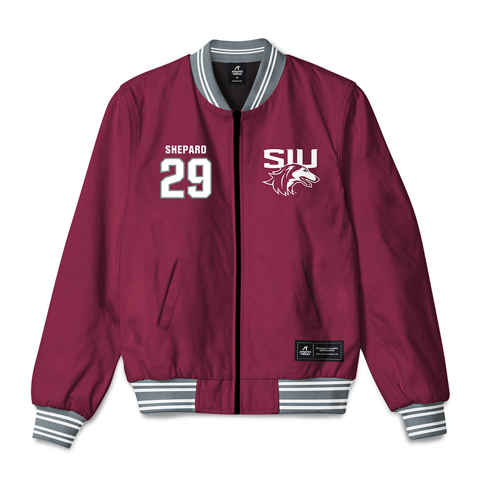 SIU Carbondale - NCAA Football : Gavin Shepard - Bomber Jacket-0