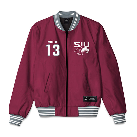 SIU Carbondale - NCAA Football : Camron Miller - Bomber Jacket-0