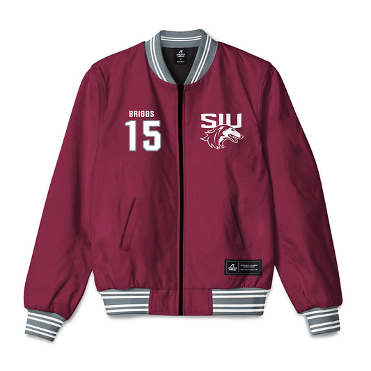SIU Carbondale - NCAA Women's Soccer : Josie Briggs - Bomber Jacket-0