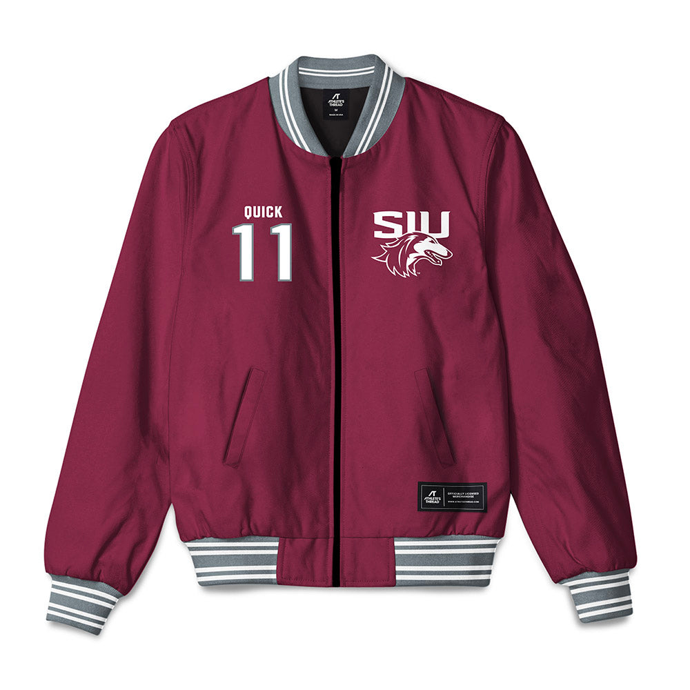 SIU Carbondale - NCAA Football : Markell Quick - Bomber Jacket-0