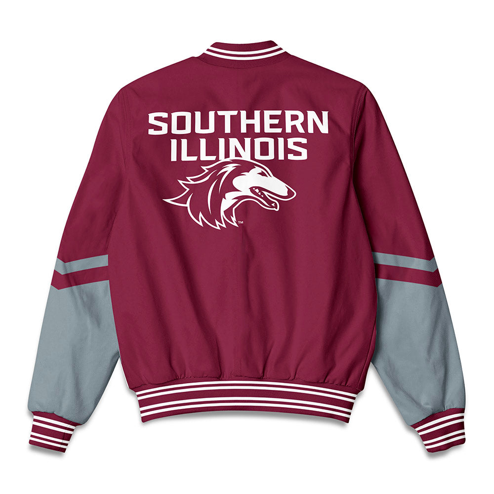 SIU Carbondale - NCAA Football : Jimmy Athans - Bomber Jacket-1