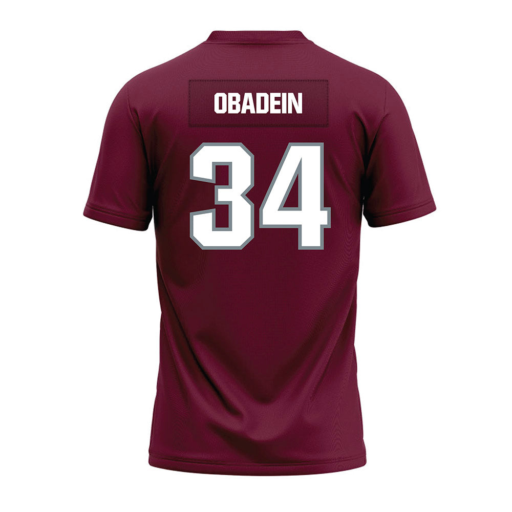 SIU Carbondale - NCAA Football : David Obadein - Premium Football Jersey-1