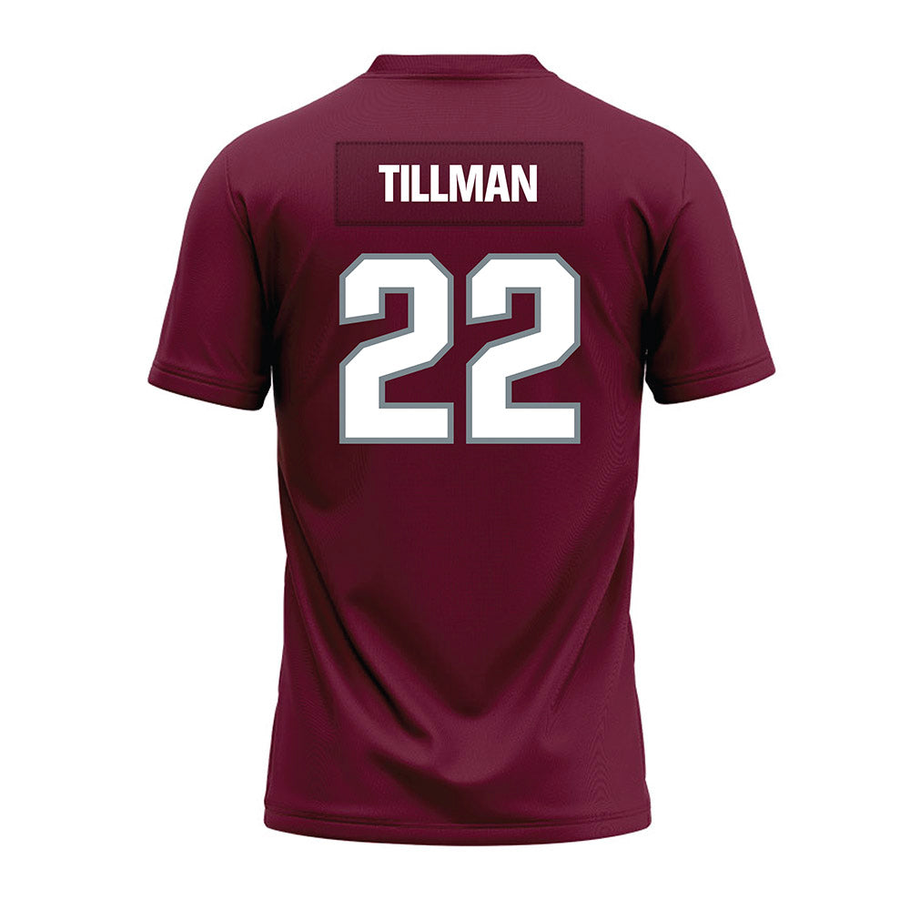 SIU Carbondale - NCAA Football : Joshua Tillman - Premium Football Jersey-1