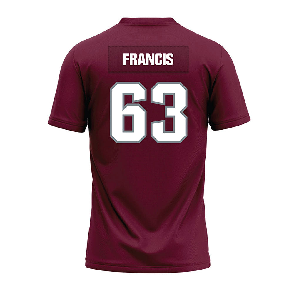 SIU Carbondale - NCAA Football : Kellen Francis - Premium Football Jersey-1