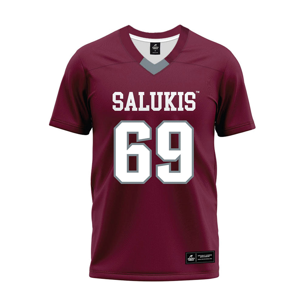 SIU Carbondale - NCAA Football : Aidan Duerig - Premium Football Jersey-0