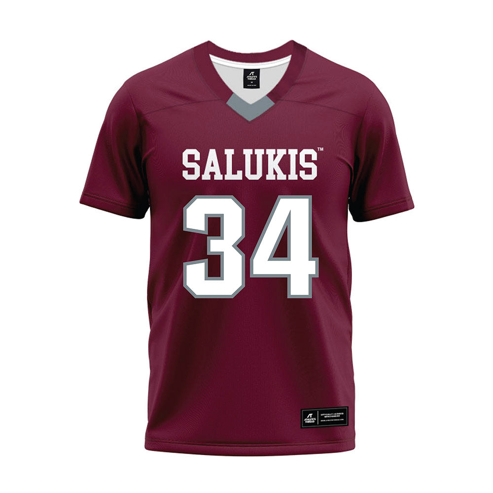SIU Carbondale - NCAA Football : David Obadein - Premium Football Jersey-0