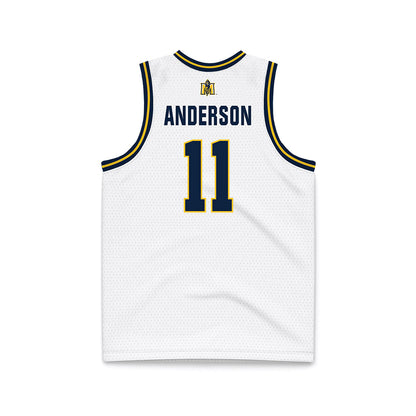 Murray State - NCAA Men's Basketball : Dylan Anderson - White Basketball Jersey-1