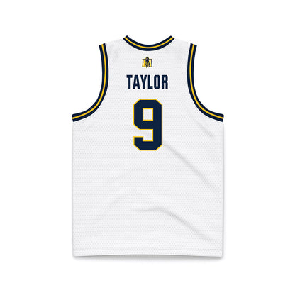 Murray State - NCAA Men's Basketball : Layne Taylor - White Basketball Jersey-1
