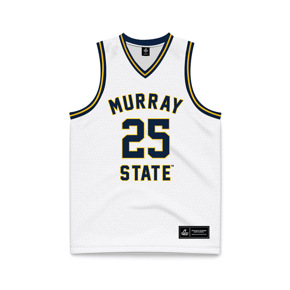 Murray State - NCAA Men's Basketball : Dillon Butler - White Basketball Jersey-0