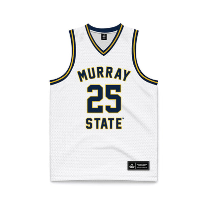 Murray State - NCAA Men's Basketball : Dillon Butler - White Basketball Jersey-0