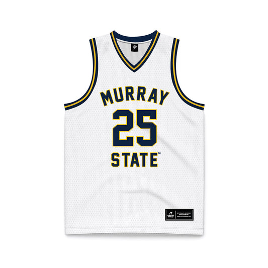 Murray State - NCAA Men's Basketball : Dillon Butler - White Basketball Jersey-0