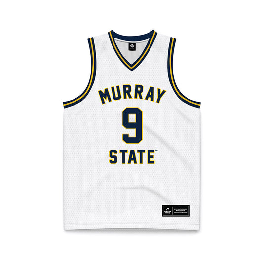 Murray State - NCAA Men's Basketball : Layne Taylor - White Basketball Jersey-0