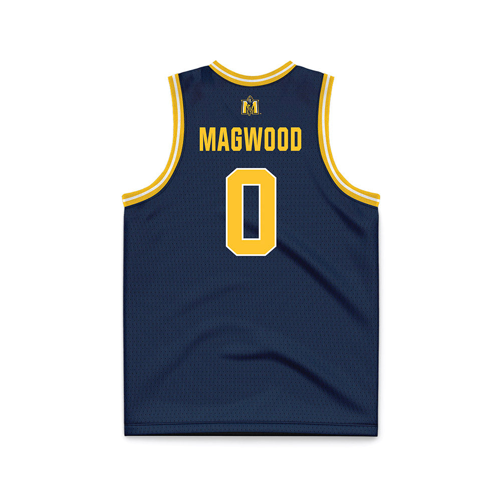 Murray State - NCAA Men's Basketball : Kaden Magwood - Navy Basketball Jersey-1