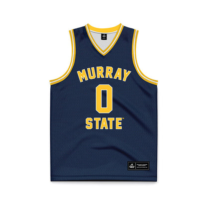Murray State - NCAA Men's Basketball : Kaden Magwood - Navy Basketball Jersey-0
