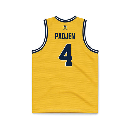 Murray State - NCAA Men's Basketball : Mark Padjen - Gold Basketball Jersey-1