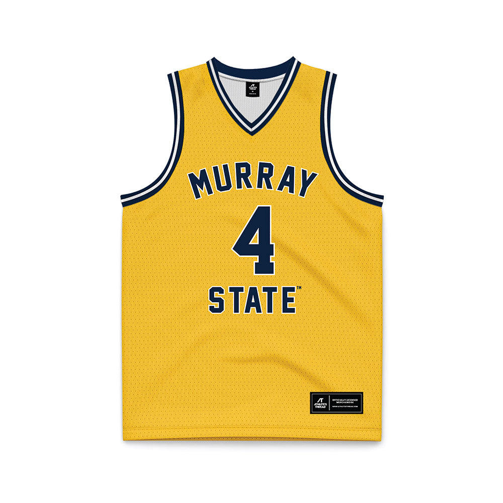 Murray State - NCAA Men's Basketball : Mark Padjen - Gold Basketball Jersey-0