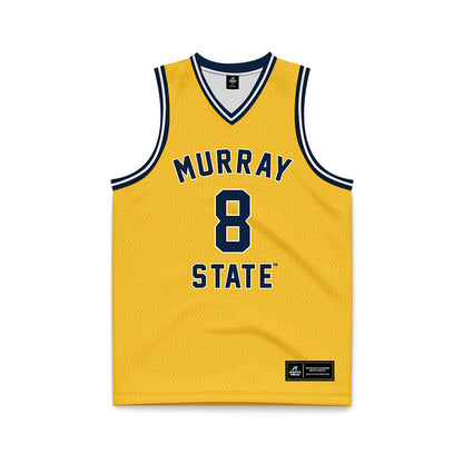 Murray State - NCAA Men's Basketball : Jayden Traynor - Gold Basketball Jersey-0