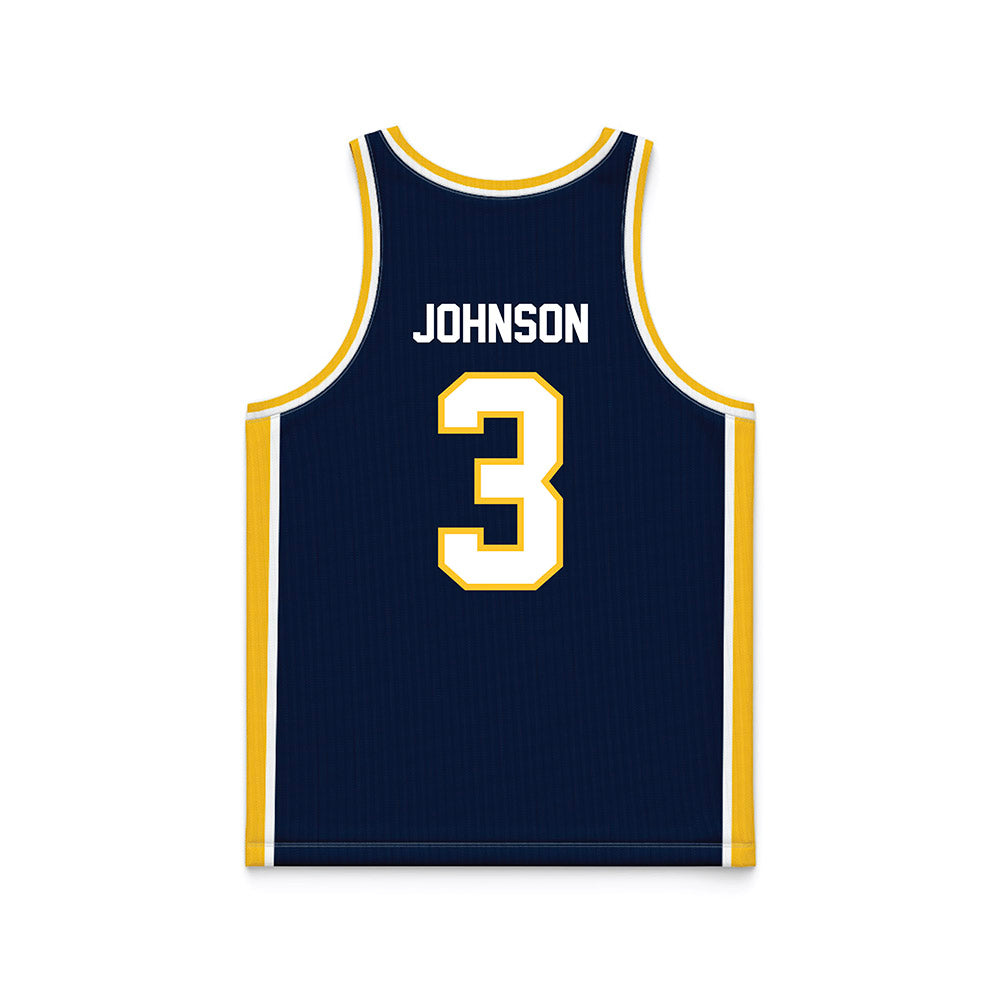 Murray State - NCAA Women's Basketball : Claire Johnson - Navy Basketball Jersey-1