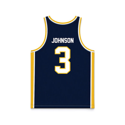 Murray State - NCAA Women's Basketball : Claire Johnson - Navy Basketball Jersey-1
