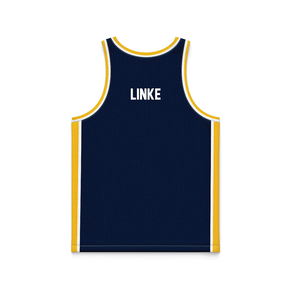 Murray State - NCAA Women's Basketball : Alli Linke - Navy Basketball Jersey-1
