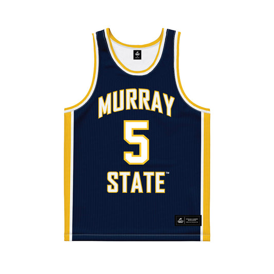 Murray State - NCAA Women's Basketball : Mary Grant - Navy Basketball Jersey-0