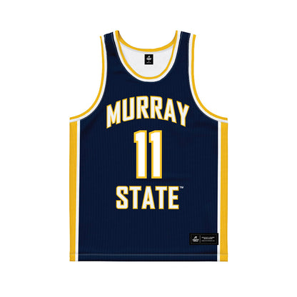 Murray State - NCAA Women's Basketball : Keslyn Secrist - Navy Basketball Jersey-0