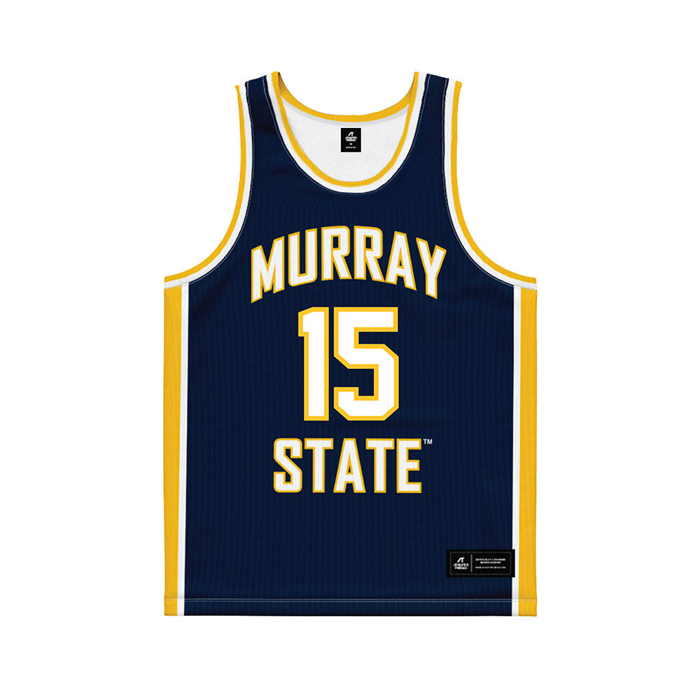Murray State - NCAA Women's Basketball : Gabby Spink - Navy Basketball Jersey-0