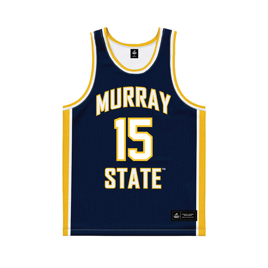 Murray State - NCAA Women's Basketball : Gabby Spink - Navy Basketball Jersey-0