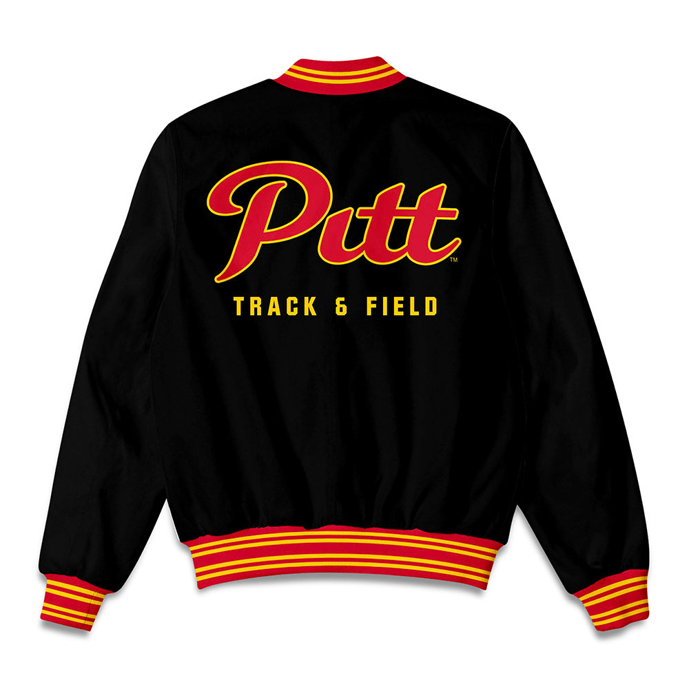 Pitt State - NCAA Men's Track & Field : Caleb Calvin - Bomber Jacket-1