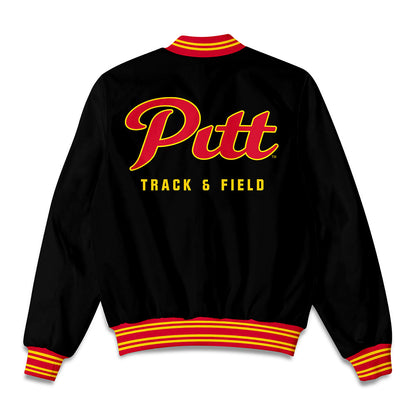 Pitt State - NCAA Men's Track & Field : Caleb Calvin - Bomber Jacket-1
