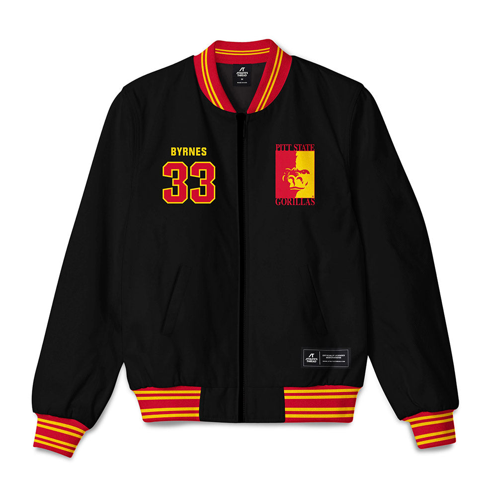 Pitt State - NCAA Women's Basketball : Amanda Byrnes - Bomber Jacket-0