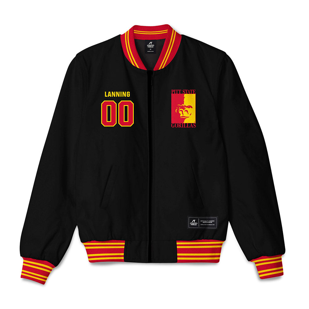 Pitt State - NCAA Football : JACK LANNING - Bomber Jacket-0